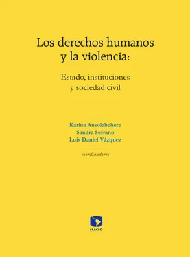 Sandra Serrano Los derechos humanos y la violencia: Estado, instituciones y sociedad civil обложка книги