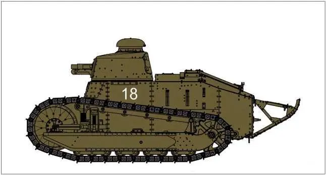 Renault FT17 из состава войск Чжан Цзолиня 1929 год Реконструкция автора - фото 6