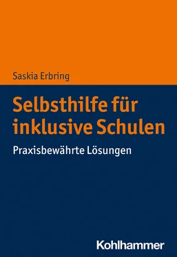 Saskia Erbring Selbsthilfe für inklusive Schulen обложка книги