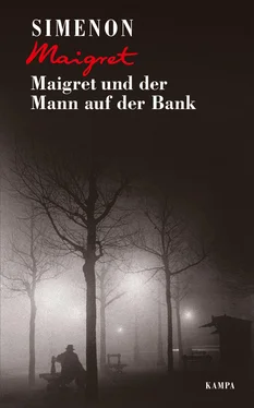 Georges Simenon Maigret und der Mann auf der Bank обложка книги