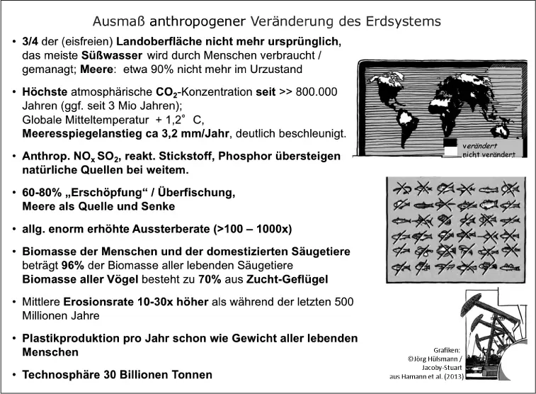 Abbildung 1 Ausmaß anthropogener Veränderungen des Erdsystems einige - фото 2