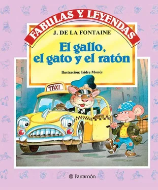 J. de La Fontaine El gallo, el gato y el ratón обложка книги