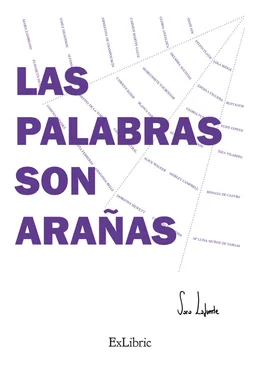 Sara Lafuente Las palabras son arañas обложка книги