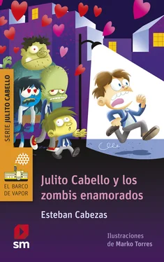 Esteban Cabezas Julito Cabello y los zombis enamorados обложка книги