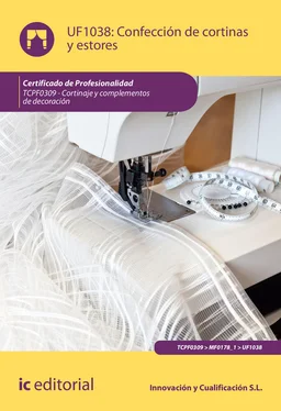 S. L. Innovación y Cualificación Confección de cortinas y estores. TCPF0309 обложка книги