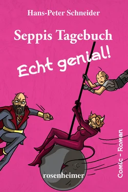 Hans-Peter Schneider Seppis Tagebuch - Echt genial!: Ein Comic-Roman Band 8 обложка книги