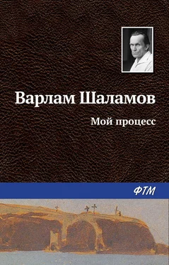 Варлам Шаламов Мой процесс обложка книги