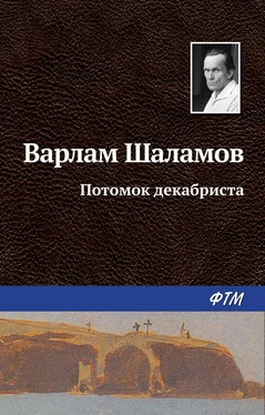 Варлам Шаламов Потомок декабриста обложка книги