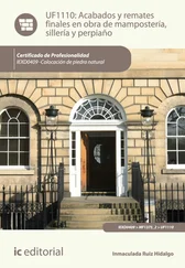 Inmaculada Ruiz Hidalgo - Acabados y remates finales en obra de mampostería, sillería y perpiaño. IEXD0409