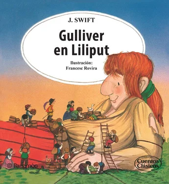 Jonathan Swift Gulliver en Liliput обложка книги