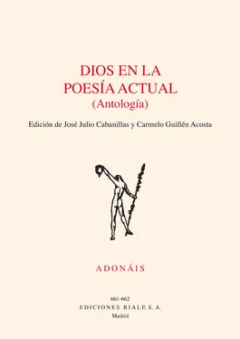 Carmelo Guillén Acosta Dios en la poesía actual обложка книги