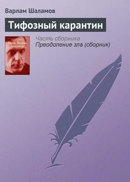 Варлам Шаламов Тифозный карантин обложка книги