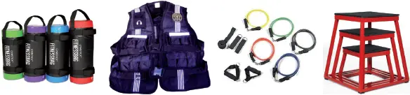 Fila superior de izquierda a derecha BOSU kettlebells fitball y sistema de - фото 50