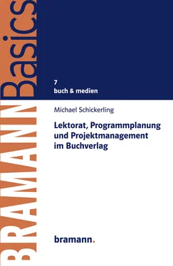 Michael Schickerling Lektorat, Programmplanung und Projektmanagement im Buchverlag обложка книги