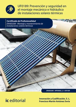 Francisco Martín Antúnez Soria Prevención y seguridad en el montaje mecánico e hidráulico de instalaciones solares térmicas. ENAE0208 обложка книги