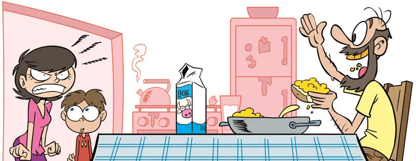 Justo en ese instante apareció el tío Rodrigo en la cocina y en menos de medio - фото 10