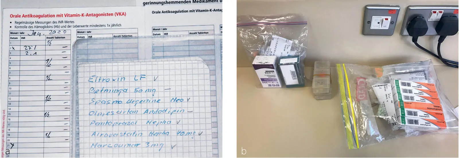Abb 12Zwei Beispiele wie Patienten auf Nachfrage nach Medikamenteneinnahme - фото 7