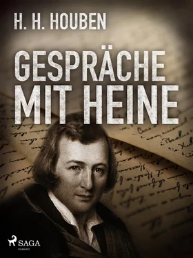 Heinrich Hubert Houben Gespräche mit Heine обложка книги
