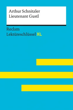 Mario Leis Lieutenant Gustl von Arthur Schnitzler: Reclam Lektüreschlüssel XL обложка книги