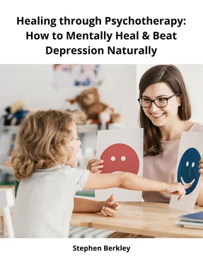 Stephen Berkley Healing through Psychotherapy: How to Mentally Heal & Beat Depression Naturally обложка книги