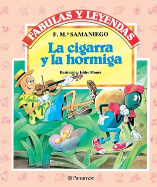 F. M.ª Samaniego La cigarra y la hormiga обложка книги