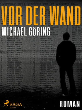 Michael Göring Vor der Wand обложка книги