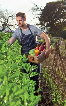 Cocinero junto a su huerto en un establecimiento rural Nota Para prevenir - фото 50