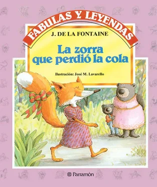 La Fontaine La zorra que perdió la cola обложка книги