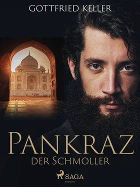 Gottfried Keller Pankraz der Schmoller обложка книги