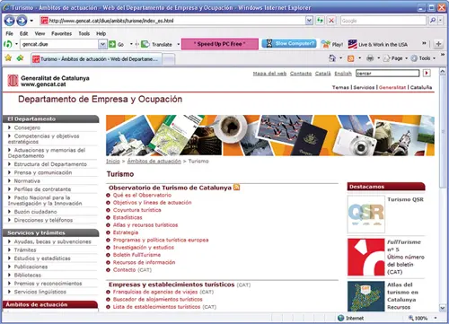 Web del Departamento de Empresa y Ocupación de la Generalitat de Cataluña A - фото 22