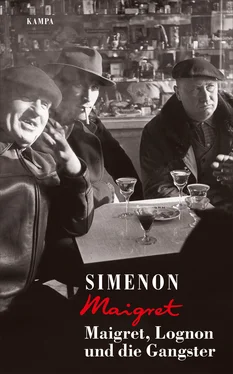 Georges Simenon Maigret, Lognon und die Gangster обложка книги