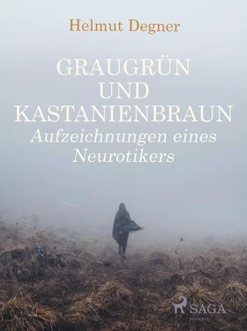 Helmut Degner Graugrün und Kastanienbraun. Aufzeichnungen eines Neurotikers обложка книги