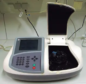 Espectrofotómetro para medir el color de muestras Fotografía Cygaretka Vía - фото 4
