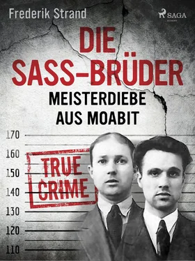 Frederik Strand Die Sass-Brüder: Meisterdiebe aus Moabit обложка книги