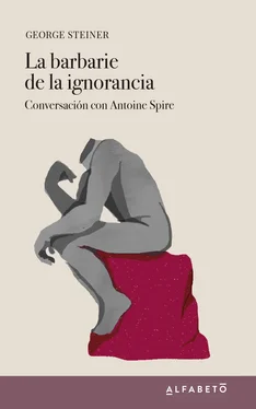 George Steiner La barbarie de la ignorancia обложка книги