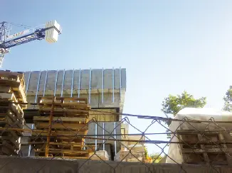 Edificio con fachada de fábrica cerámica reforzada mediante mortero maestreado - фото 45