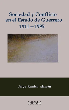 Jorge Rendón Alarcón Sociedad y conflicto en el estado de Guerrero, 1911-1995 обложка книги