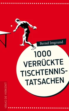 Bernd Imgrund 1000 verrückte Tischtennis-Tatsachen обложка книги