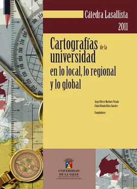 Jorge Eliécer Martínez Posada Cartografías de la universidad en lo local, lo regional y lo global обложка книги