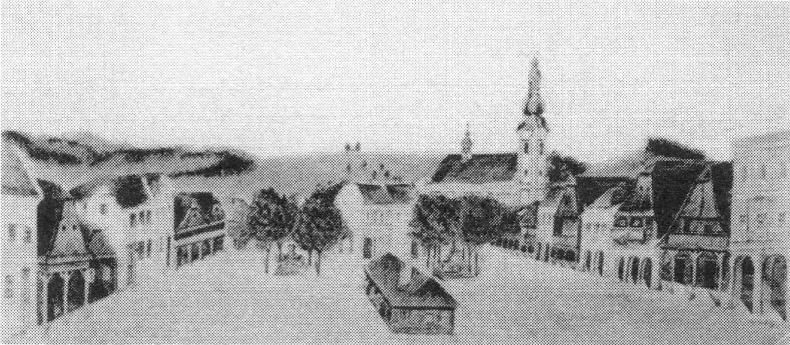 Der Marktplatz von Roznau um 1850 Planet FreudWomit Roznau zum Dreh und - фото 2