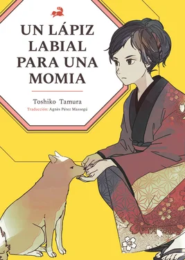 Toshiko Tamura Un lápiz labial para una momia обложка книги