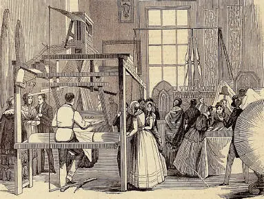 A comienzos del siglo XIX Jacquard inventó el primer telar automático 4 - фото 11