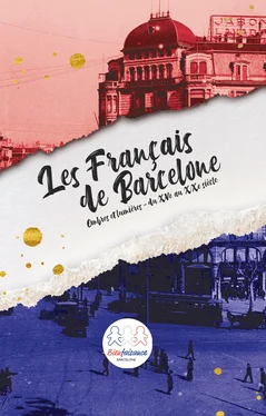 Неизвестный Автор Les Français de Barcelone обложка книги