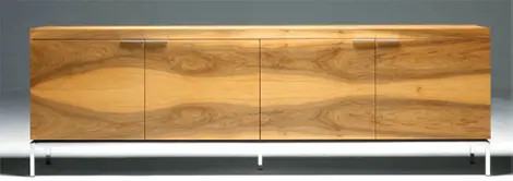 Mueble realizado con tablero chapeado de madera natural Las chapas de madera - фото 107