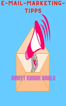Avneet Kumar Singla E-Mail-Marketing-Tipps обложка книги