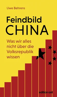 Uwe Behrens Feindbild China обложка книги