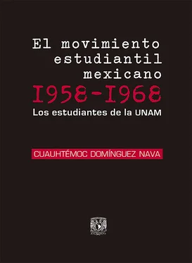 Cuauhtémoc Domínguez Nava El movimiento estudiantil mexicano 1958-1968 обложка книги