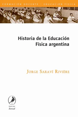 Jorge Saraví Rivière Historia de la Educación Física argentina обложка книги