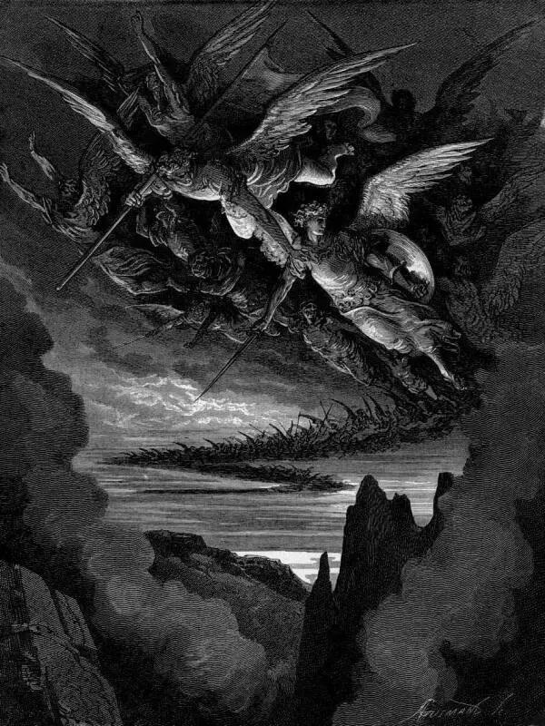 So numberless were those bad Angels seen They heard and were abasht and up - фото 5
