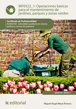 Miguel Ángel Maya Álvarez Operaciones básicas para el mantenimiento de jardines, parques y zonas verdes. AGAO0108 обложка книги